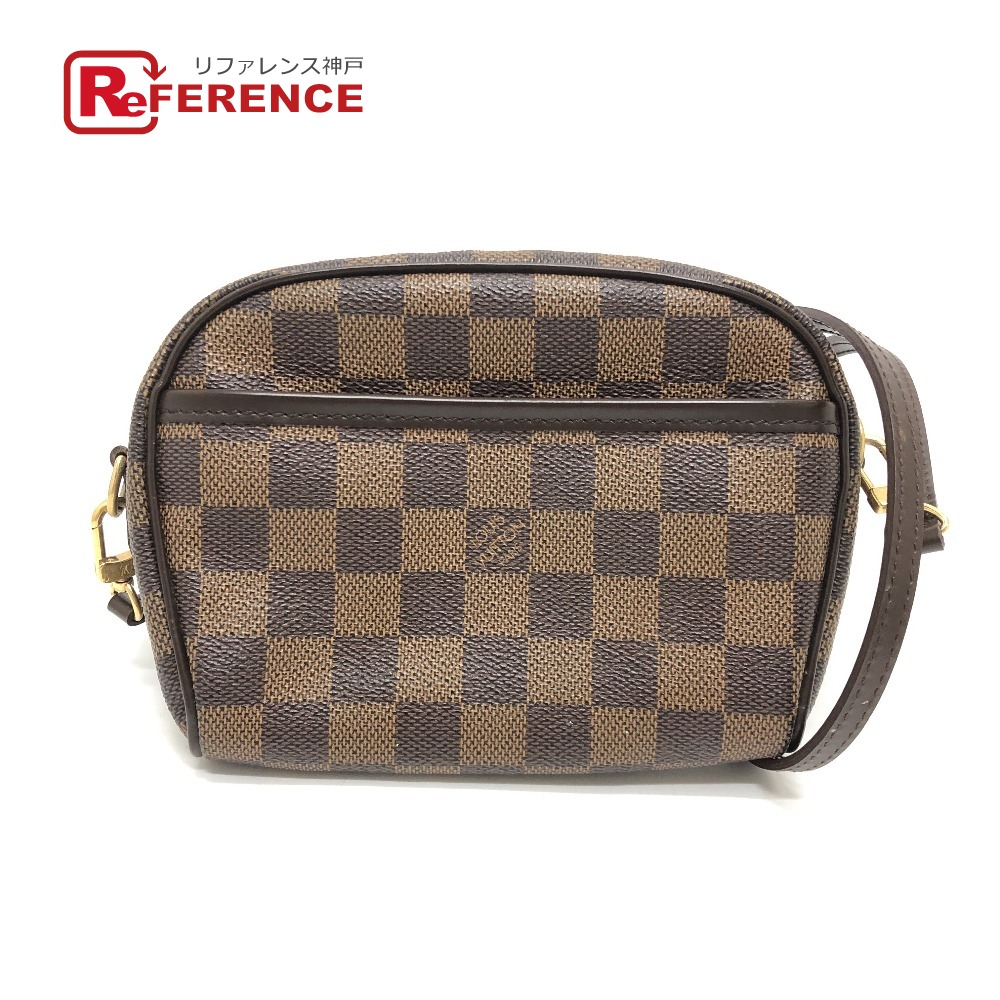 LOUIS VUITTON ルイヴィトン N51296 ポシェット イパネマ ショルダーバック カバン 斜め掛けバック バック ショルダーバッグ ダミエキャンバス レディース エベヌ ブラウン 【中古】