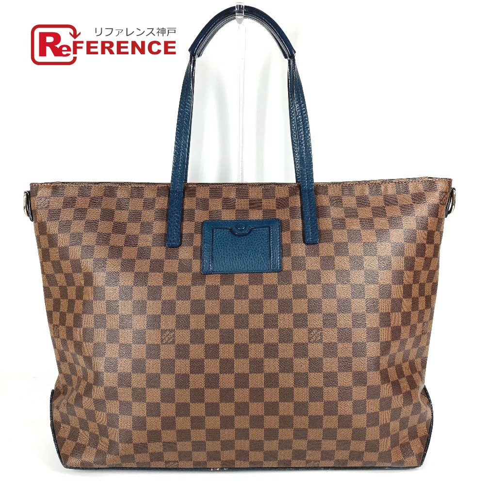 LOUIS VUITTON ルイヴィトン N41242 ダミエ カバ カバン トートバッグ ビッグバッグ ボストンバッグ トラベルバッグ ショルダーバッグ ダミエキャンバス ユニセックス エベヌ ブラウン 【中古】