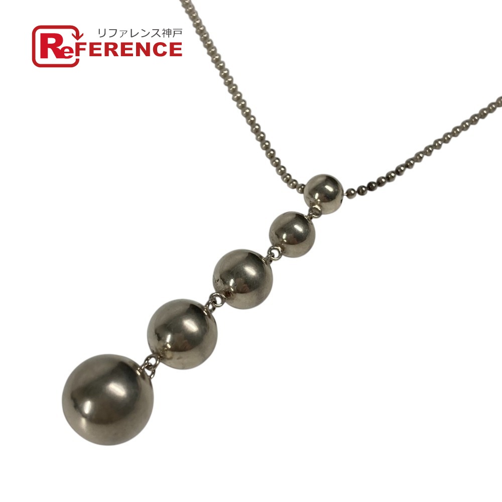 TIFFANY&Co. ティファニー ハードウェアボール 5ボール アクセサリー ネックレス SV925 レディース シルバー 【中古】