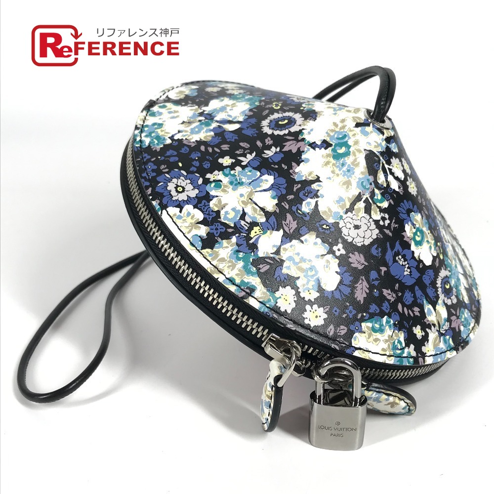 LOUIS VUITTON ルイヴィトン  花柄 御花柄 トゥピ 袋 肩かけ ショルダーバッグ なめし革  ユニ一発やる 黒いこと 【中古】