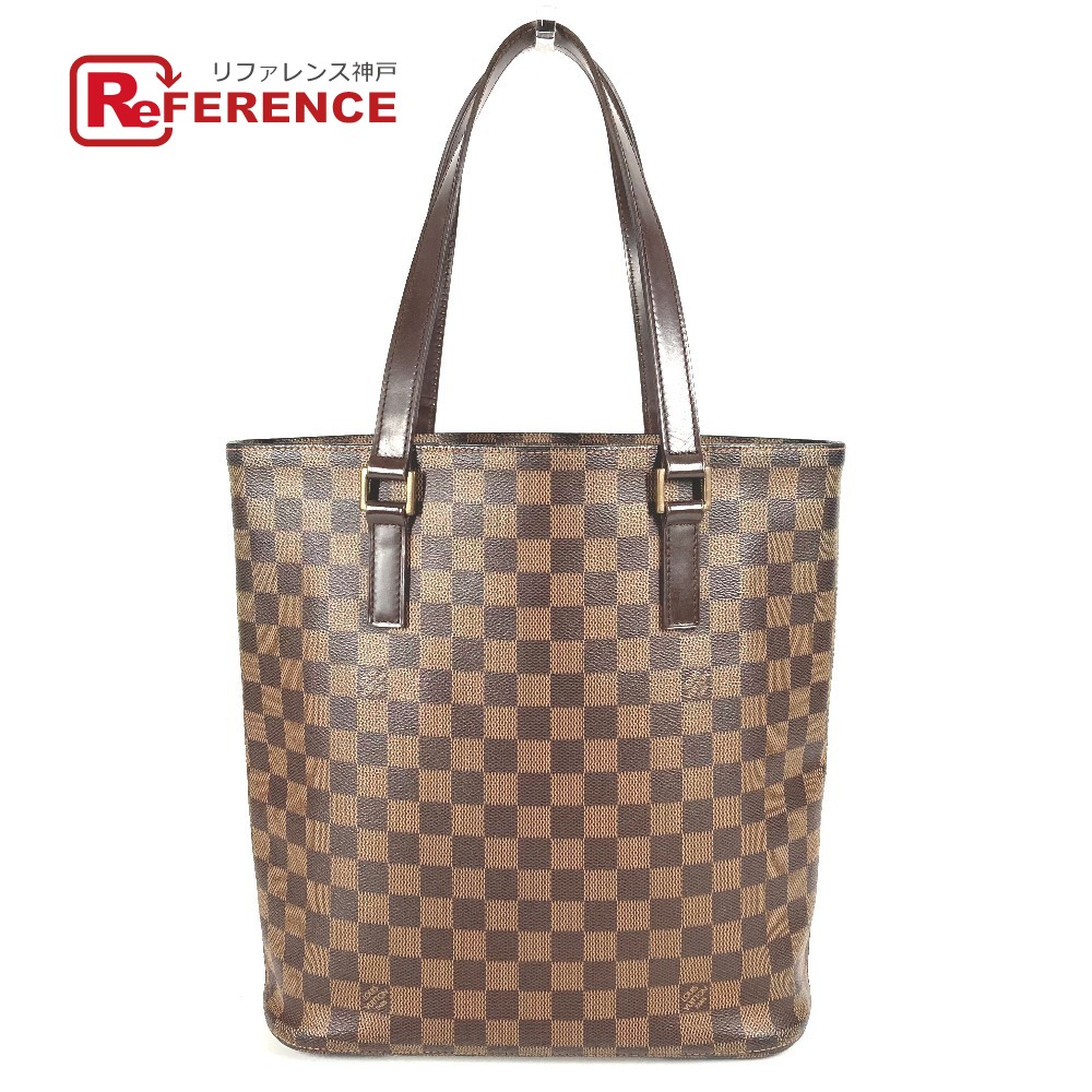 LOUIS VUITTON ルイヴィトン  N51169 ダミエ ヴァヴァンGM 膝掛け 鞄 トートバッグ SPO ショルダーバッグ ダミエキャンバス  ユニ一発やる エベヌ 赤銅色 【中古】