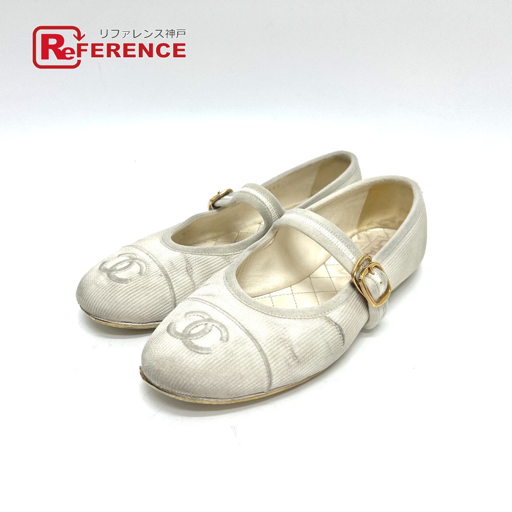 美品 CHANEL カメリア ココマーク フラットシューズ 34 1/2 楽天市場】シャネル カメリア（バレエシューズ｜レディース靴
