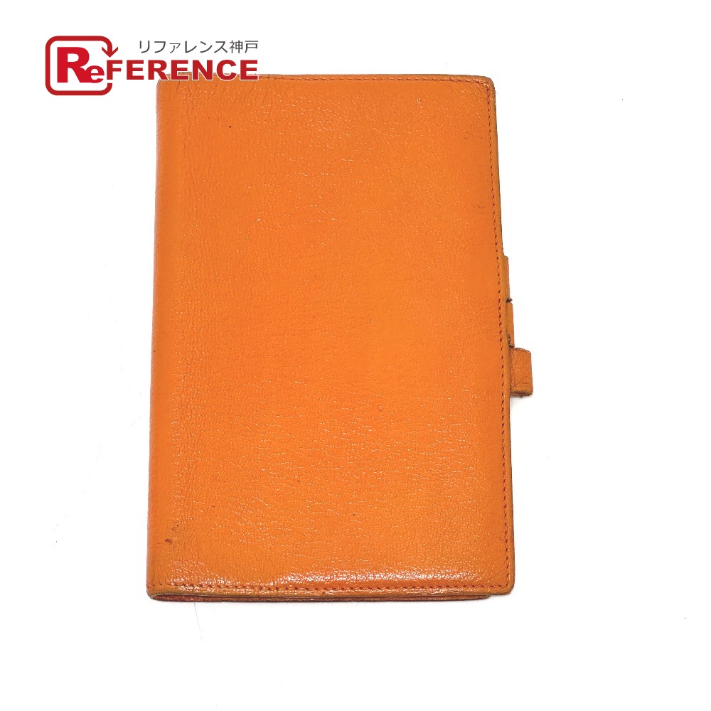 HERMES エルメス ブックカバー セリエ オレンジ系カラー レザー 楽天市場】【美品】エルメス【HERMES】 ブックカバー セリエ