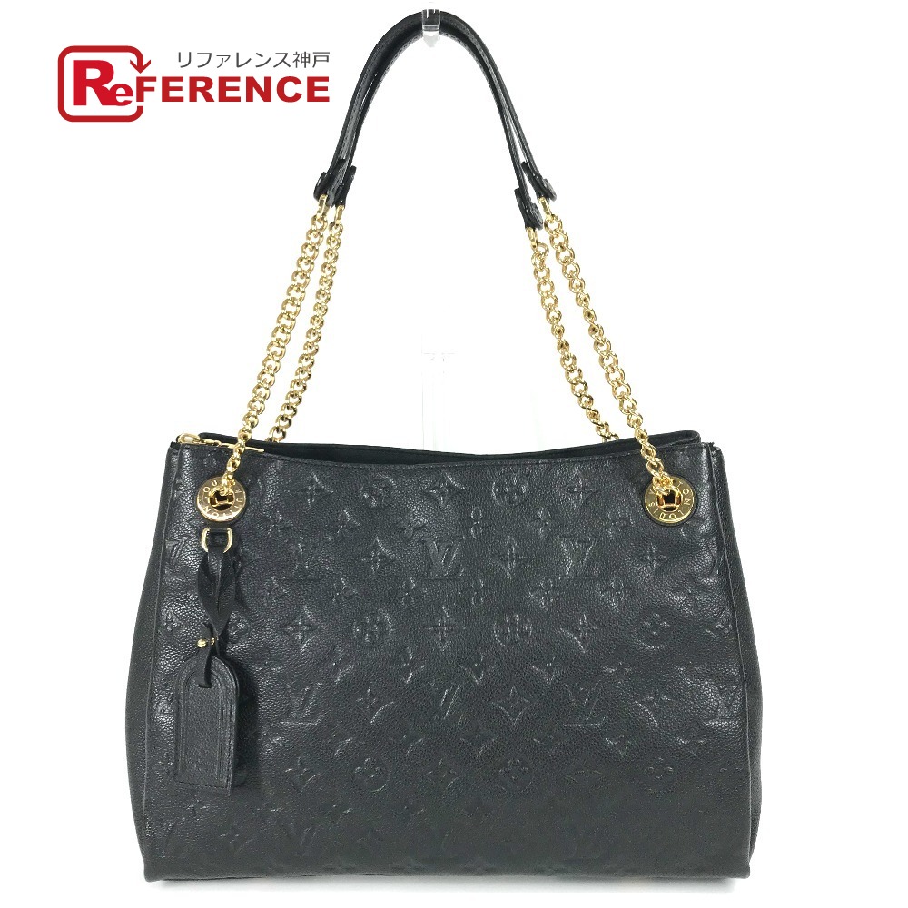 LOUIS VUITTON ルイヴィトン  M43758 モノグラムアンプラント スレンヌMM 袋 Wチェーン店ショルダーバッグ トートバッグ ショルダーバッグ モノグラムアンプラントレザー  レディース ノワール 黒いこと 【中古】