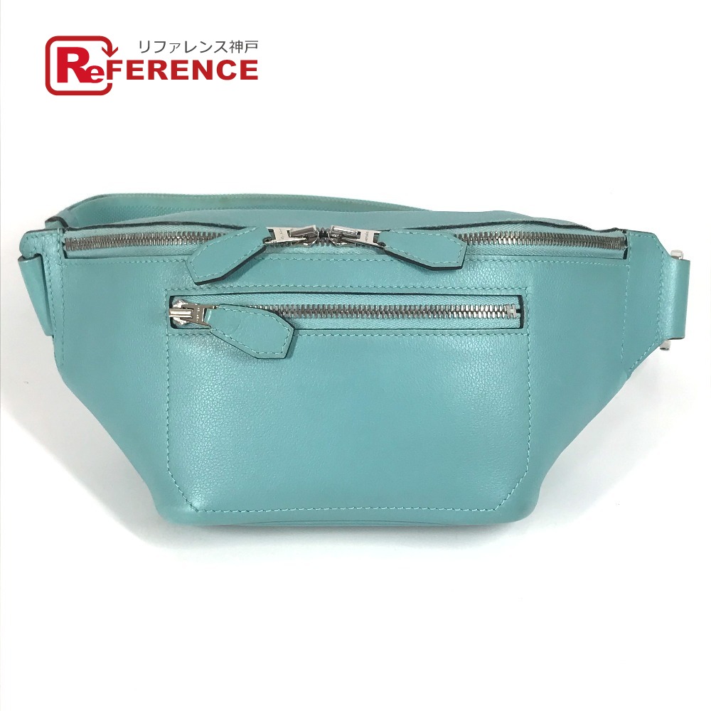 楽天市場】HERMES エルメス ポシェットグリーン ウエストポーチ