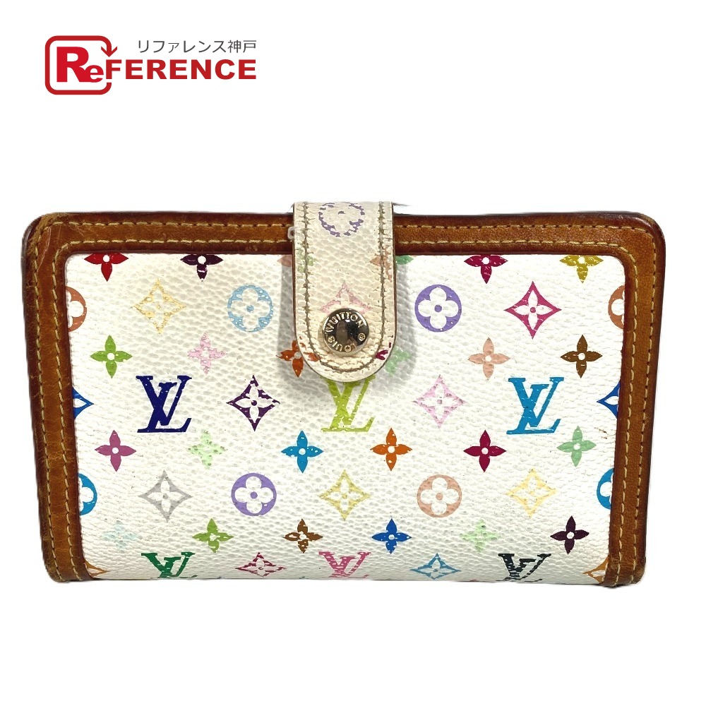 LOUIS VUITTON ルイヴィトン M92987 モノグラムマルチカラー ポルトフォイユ ヴィエノワ がま口 2つ折り財布 モノグラムマルチカラーキャンバス レディース ブロン ホワイト 【中古】 15,675円