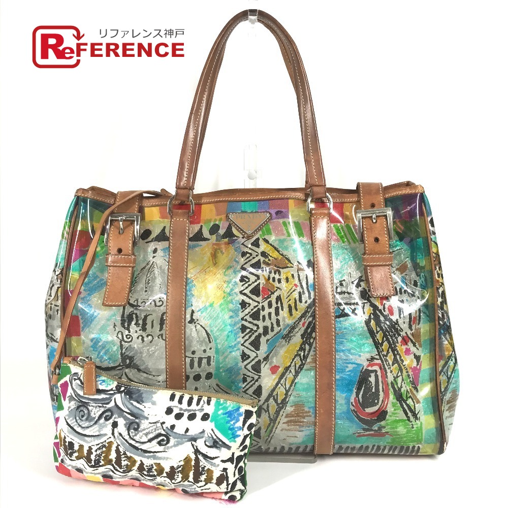 楽天市場】新品同様 プラダ トートバッグ エコバッグ レオパード