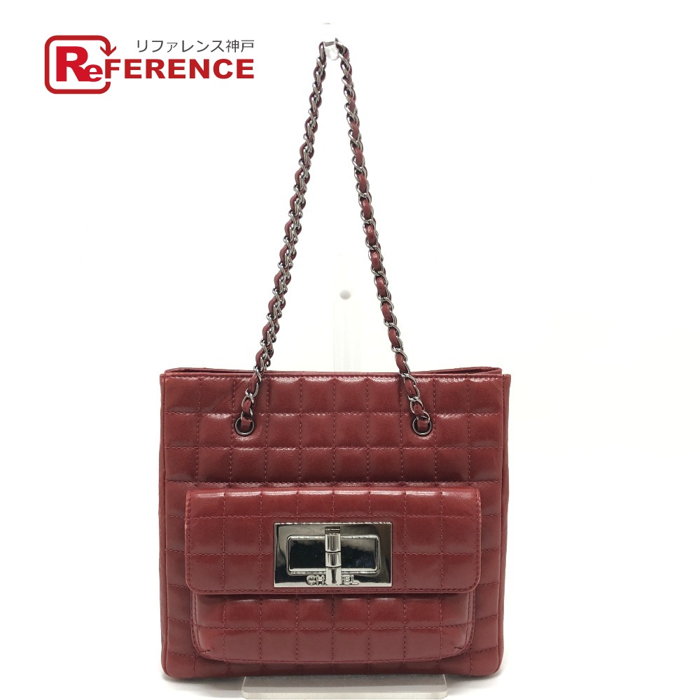 CHANEL シャネル ショルダーバッグ チョコバー ピアノバッグ レッド系 楽天市場】CHANEL シャネル チョコバー ショルダーバッグ チェーン