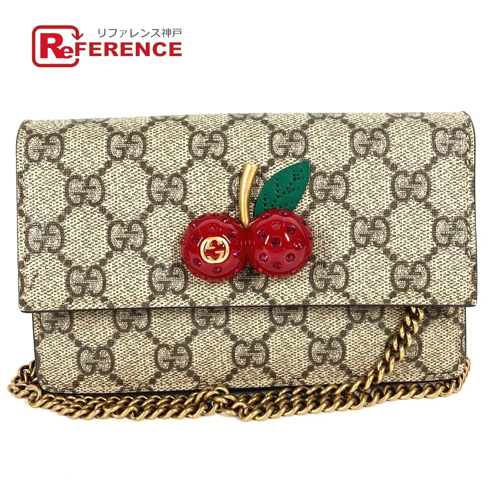 GUCCI グッチ チェリー 楽天市場】GUCCI グッチ さくらんぼファスナー小銭入れ2つ折りカード