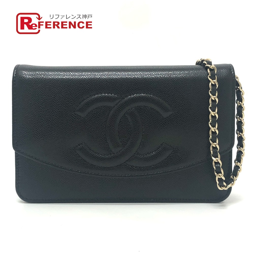 【楽天市場】CHANEL シャネル メティエダール コレクション ココマーク グレインド シャイニー チェーンウォレット ショルダーバッグ ...