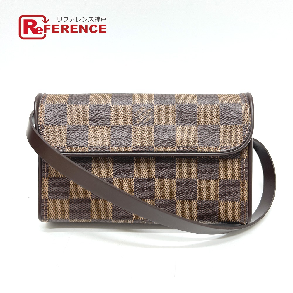 LOUIS VUITTON ルイヴィトン  N51856 ポシェット フロランティーヌ SPO購入注文 鞄 御徒面子 上半身御徒面子 酉の方角御徒面子 ダミエキャンバス  レディース エベヌ 赤銅色 【中古】