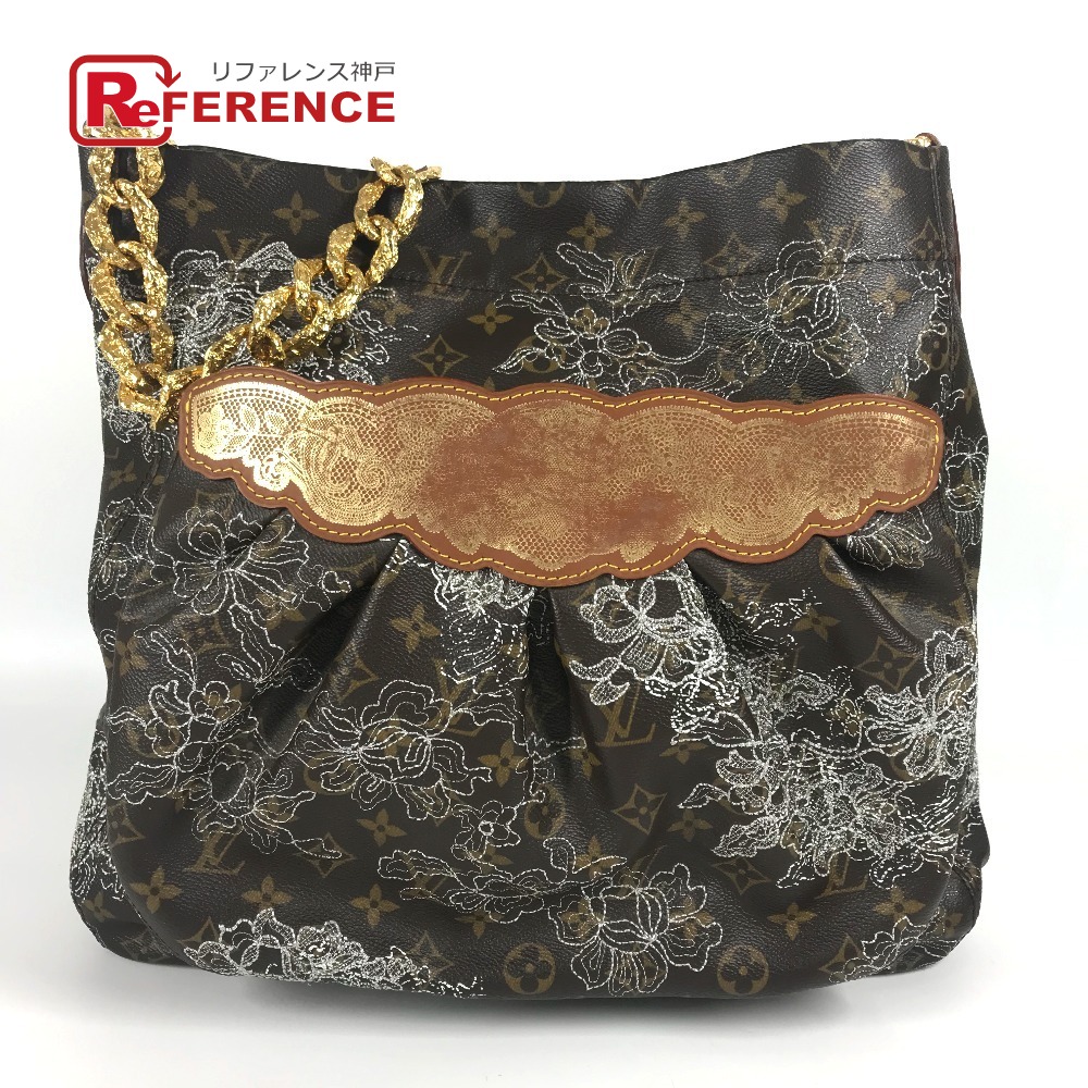 LOUIS VUITTON ルイヴィトン  M95406 モノグラムダンテェル フェルセン 袋 肩かけ トートバッグ チェーン店御徒面子 ショルダーバッグ モノグラム帆布  ユニ一発やる アルジャン 白いこと 【中古】