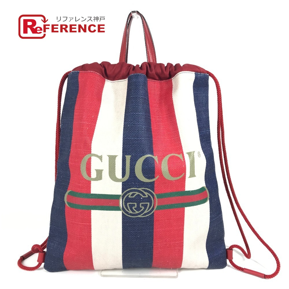 楽天市場】グッチ ナップサック GGスプリーム タイガー レザー