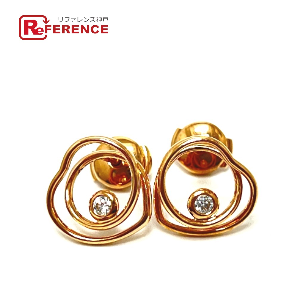 エルメス クール・ドゥ・H 左ダイヤ PG ピアス(片耳用) エルメス シングルピアス サボ 馬蹄 イヤリング ピアス イヤカフ