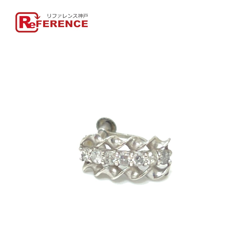 jewelry ジュエリー Pt900 ダイヤ 片方 イヤリング Pt900 レディース シルバー 【中古】