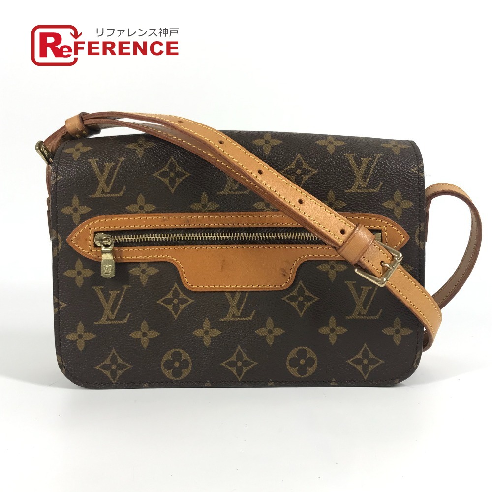 LOUIS VUITTON ルイヴィトン M51210 モノグラム サンジェルマン24 サンジェルマン 24 カバン ポシェット フラップ ショルダーバッグ モノグラムキャンバス ユニセックス ブラウン 【中古】