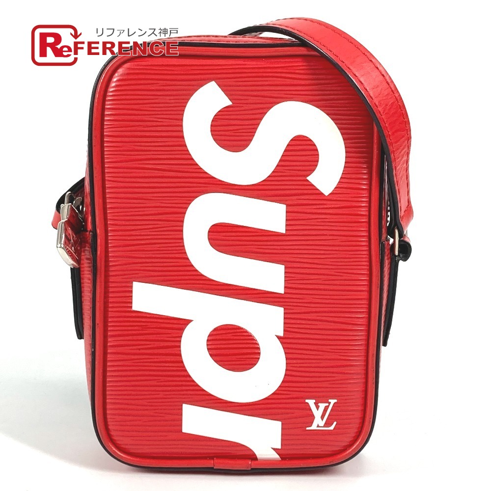 LOUIS VUITTON ルイヴィトン  M53434 エピ シュプリーム Supreme 共同研究 ダヌーブPPM 袋 曲がった掛け ポシェット ショルダーバッグ エピレザー  ユニ一発やる 赤いこと 【中古】