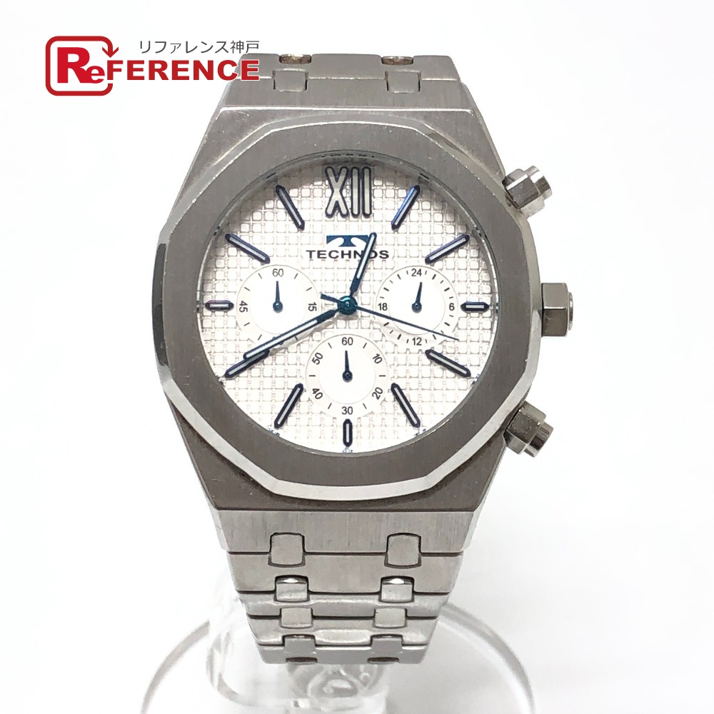 アナログクロノグラフ時計 シルバーゴールド、ユニセックス CITIZEN（シチズン） シチズン腕時計 メンズ クオーツ アナログ クロノ