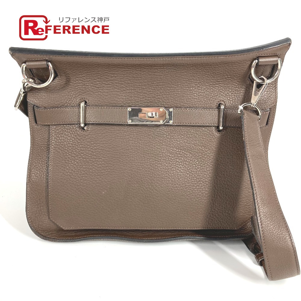 HERMES エルメス ジプシエール34 ジプシエール 34 カバン 斜め掛け フラップ ショルダーバッグ トリヨンクレマンス ユニセックス ダークブラウン 【中古】|ブランドショップ リファレンス