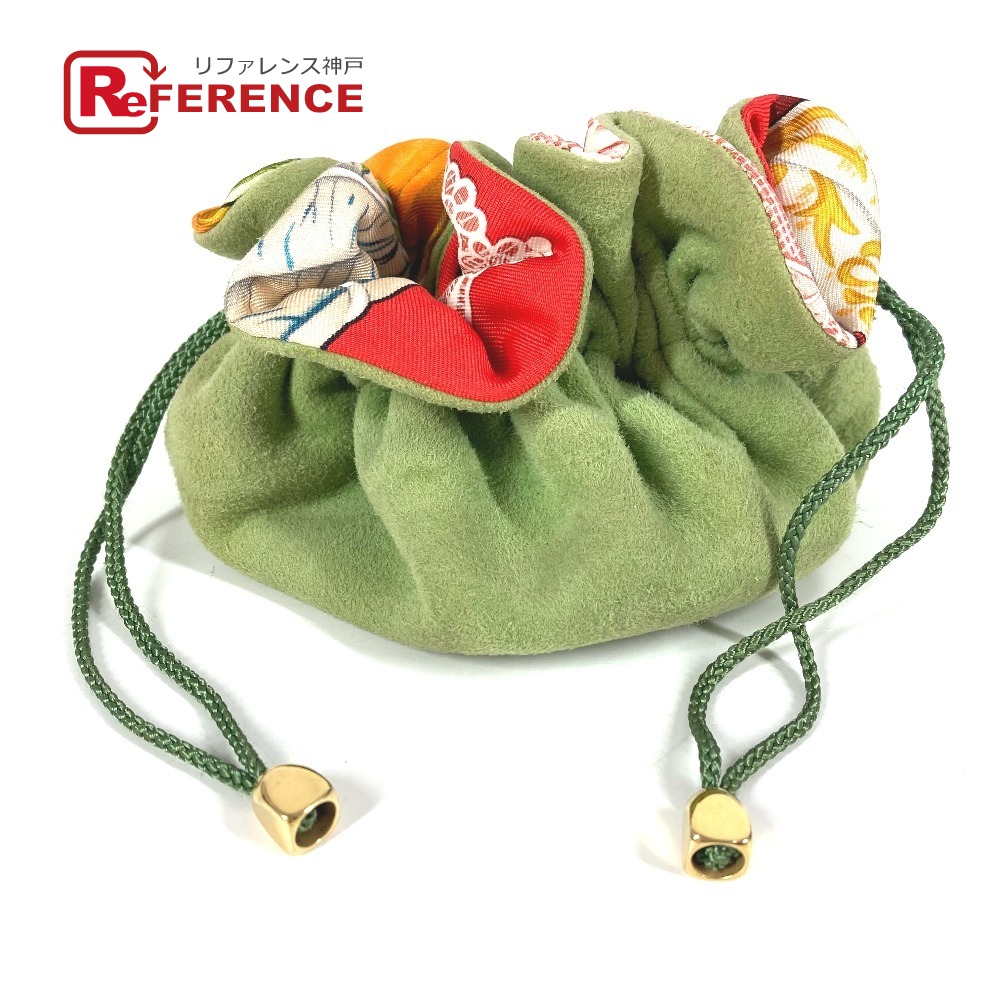 楽天市場】【バッグ】HERMES エルメス 巾着ミニポーチ アクセサリー