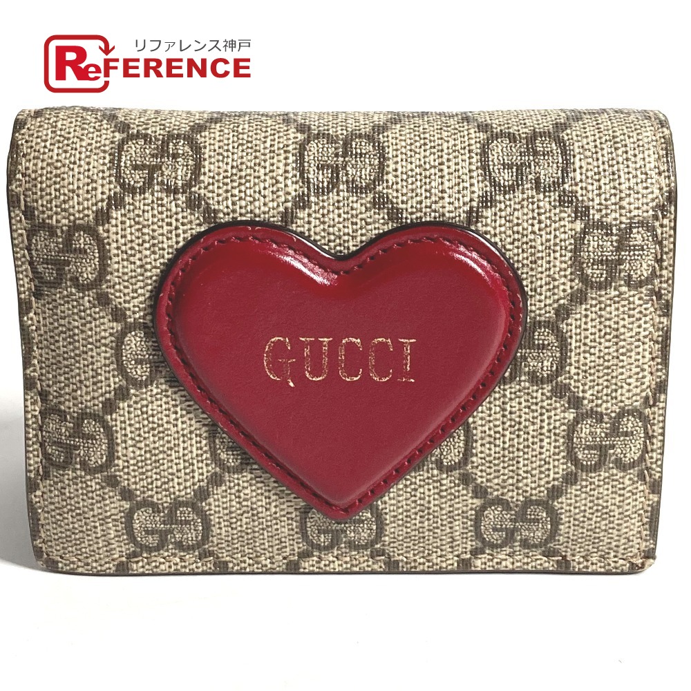 楽天市場】【中古】 GUCCI グッチ GGスプリーム 648848 ハートモチーフ