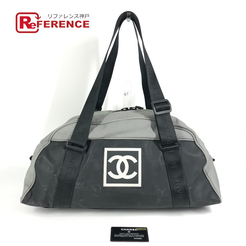 【楽天市場】CHANEL シャネル スポーツ CC ココマーク ロゴ 旅行バッグ トラベルバッグ カバン ショルダーバッグ 肩掛け ボストン ...