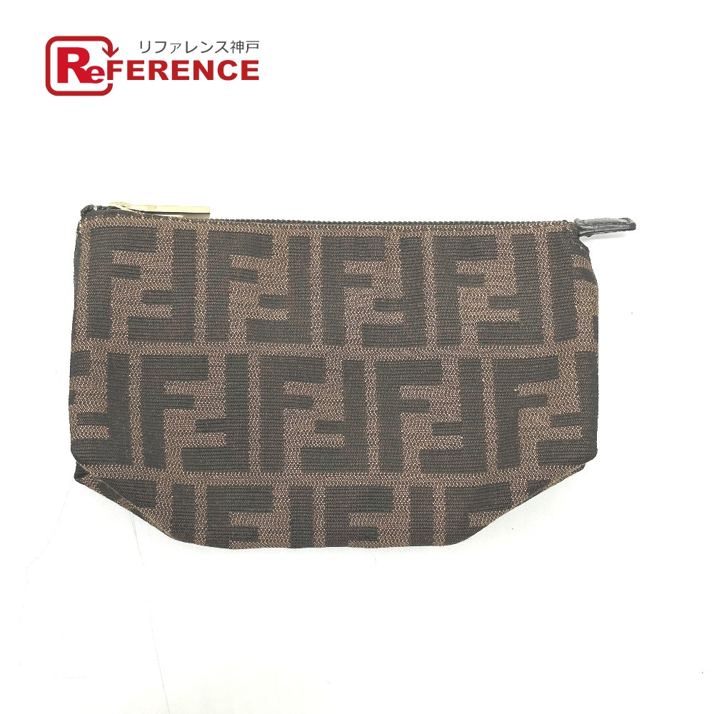 楽天市場】フェンディ FENDI ズッカ柄 ポーチ 小物入れ ブラウン