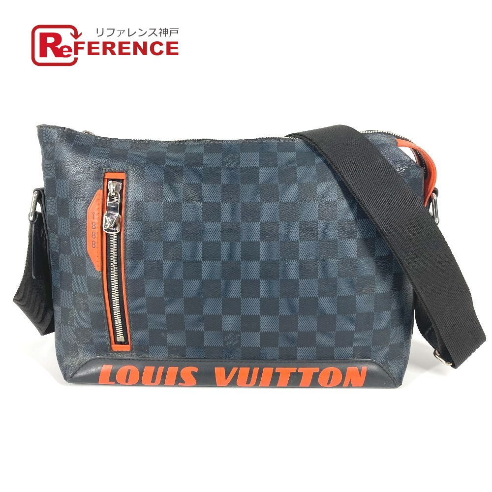 LOUIS VUITTON ルイヴィトン  N40159  ダミエコバルト 大きな進歩伝達人 袋 曲がった掛け 伝達人御徒面子 ショルダーバッグ ダミエコバルトキャンバス /なめし革 ユニ一発やる 米国海軍 【中古】