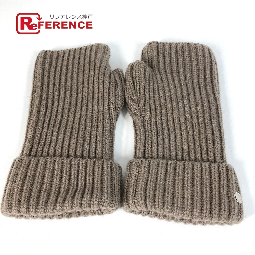 楽天市場】エルメス HERMES アームウォーマー カシミヤ ブラウン