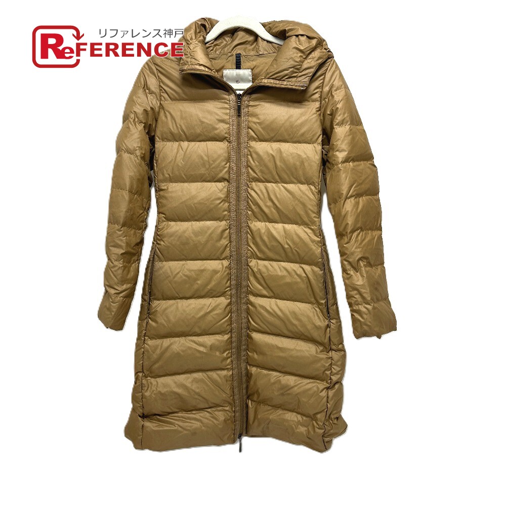 MONCLER モンクレール ナンテス NANTES ダウン アウター アパレル ダウンコート ナイロン レディース ブラウン 【中古】