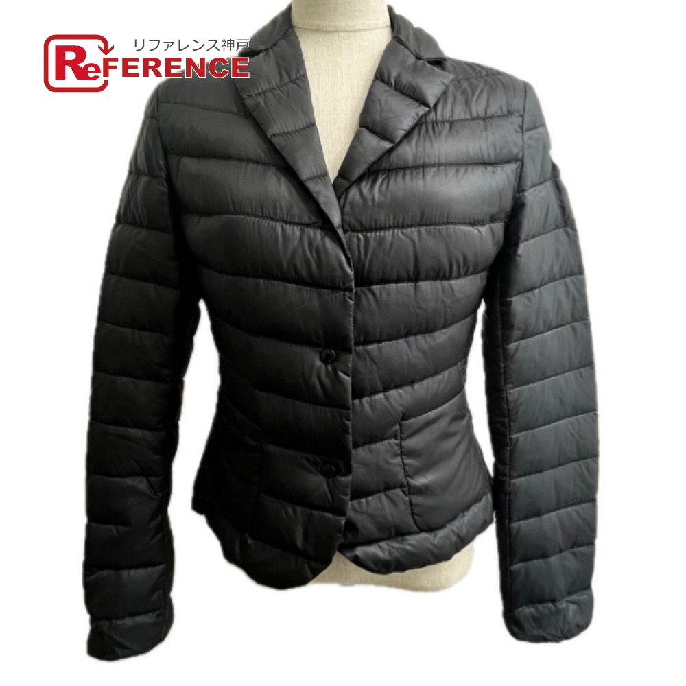 MONCLER モンク軌跡  LISETTE リセッテ 御召しもの アウター ともし火落ち込む 上衣 落ち込む上衣 ナイロン  レディース 黒いこと 【中古】