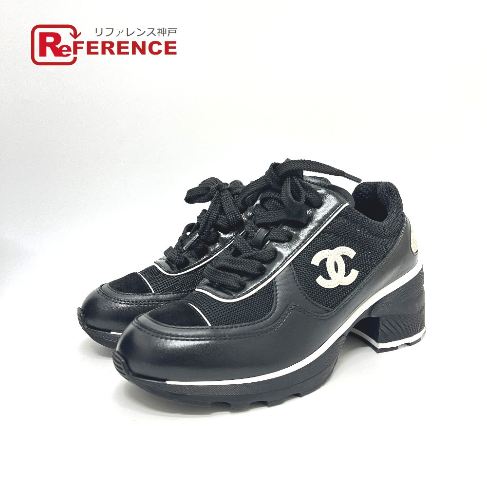 楽天市場】【未使用品】シャネル 【CHANEL】 レースアップシューズ