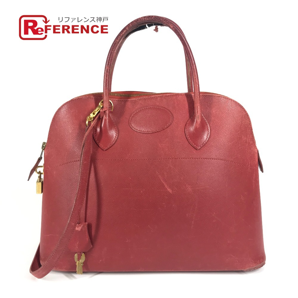 楽天市場】【ヴィンテージ】 エルメス ボリード27 クシュベル ネイビー