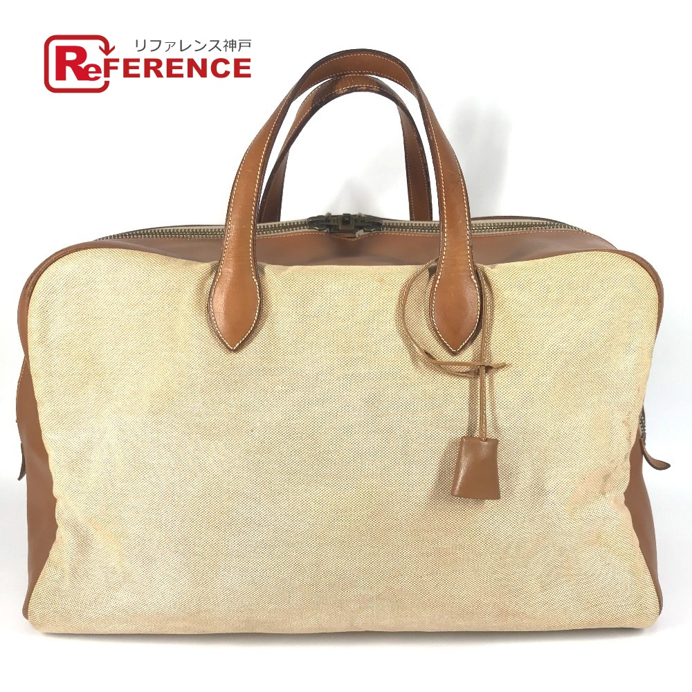 楽天市場】Hermes エルメス ヴィクトリア 43 ボストンバッグ ベージュ