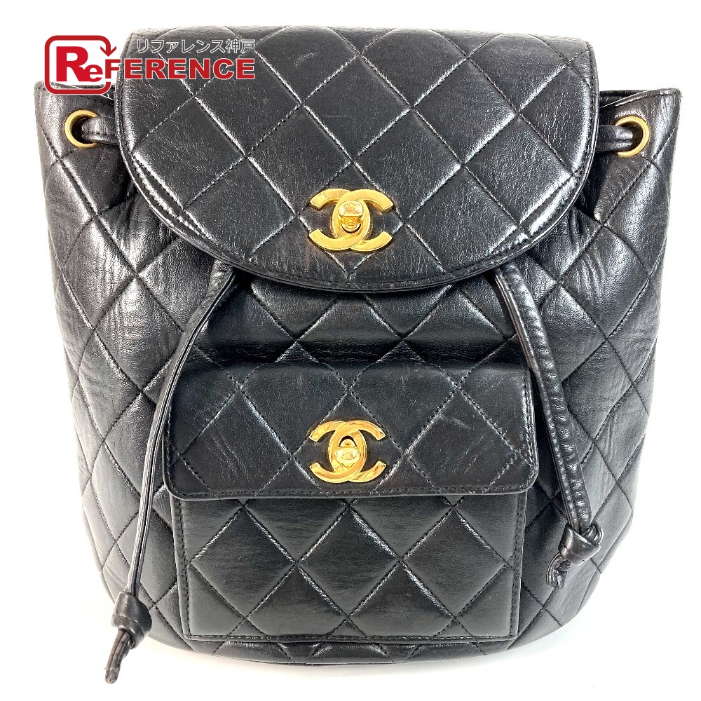 【楽天市場】CHANEL シャネル CC ココマーク ロゴ ヴィンテージ マトラッセ キルティング チェーン バックパック カバン ...