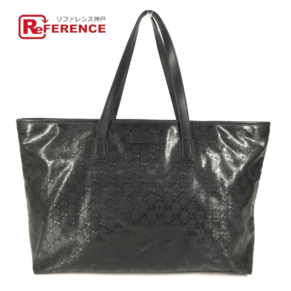 GUCCI グッチ 211120 GG インプリメ カバン 肩掛け トートバッグ ショルダーバッグ GGインプリメ レディース ブラック 【中古】