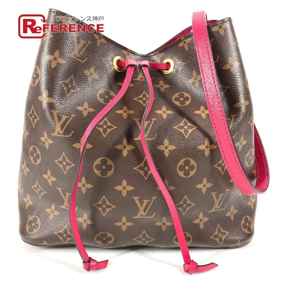 LOUIS VUITTON ルイヴィトン M43570 モノグラム ネオノエ カバン 肩掛け 巾着 斜め掛け ショルダーバッグ モノグラムキャンバス ユニセックス フリージア ピンク 【中古】