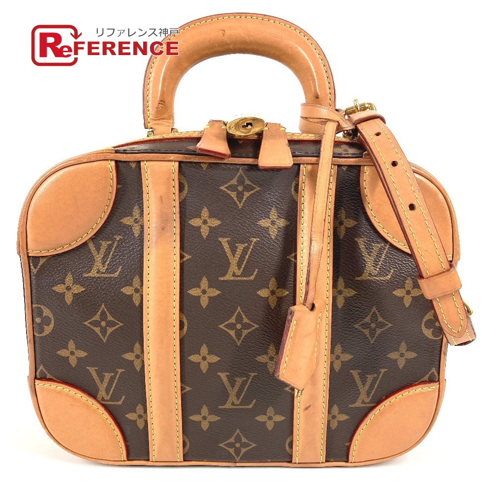 LOUIS VUITTON ルイヴィトン  M44581 モノグラム ヴァリゼット PM ヴァリゼットPM ブート ハンドバック 曲がった掛け 2WAY御徒面子 ショルダーバッグ ボストンバッグ モノグラム帆布  ユニ一発やる 赤銅色 【中古】