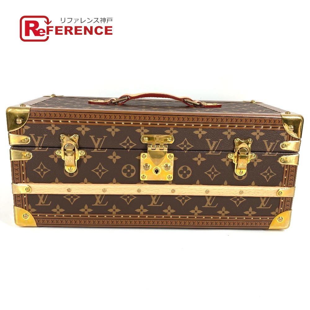 LOUIS VUITTON ルイヴィトン M20309 モノグラム コフレ シャンパーニュ シャンパン インテリア ボックス BOX オブジェ トランク モノグラムキャンバス /ウッド ユニセックス ブラウン 【中古】