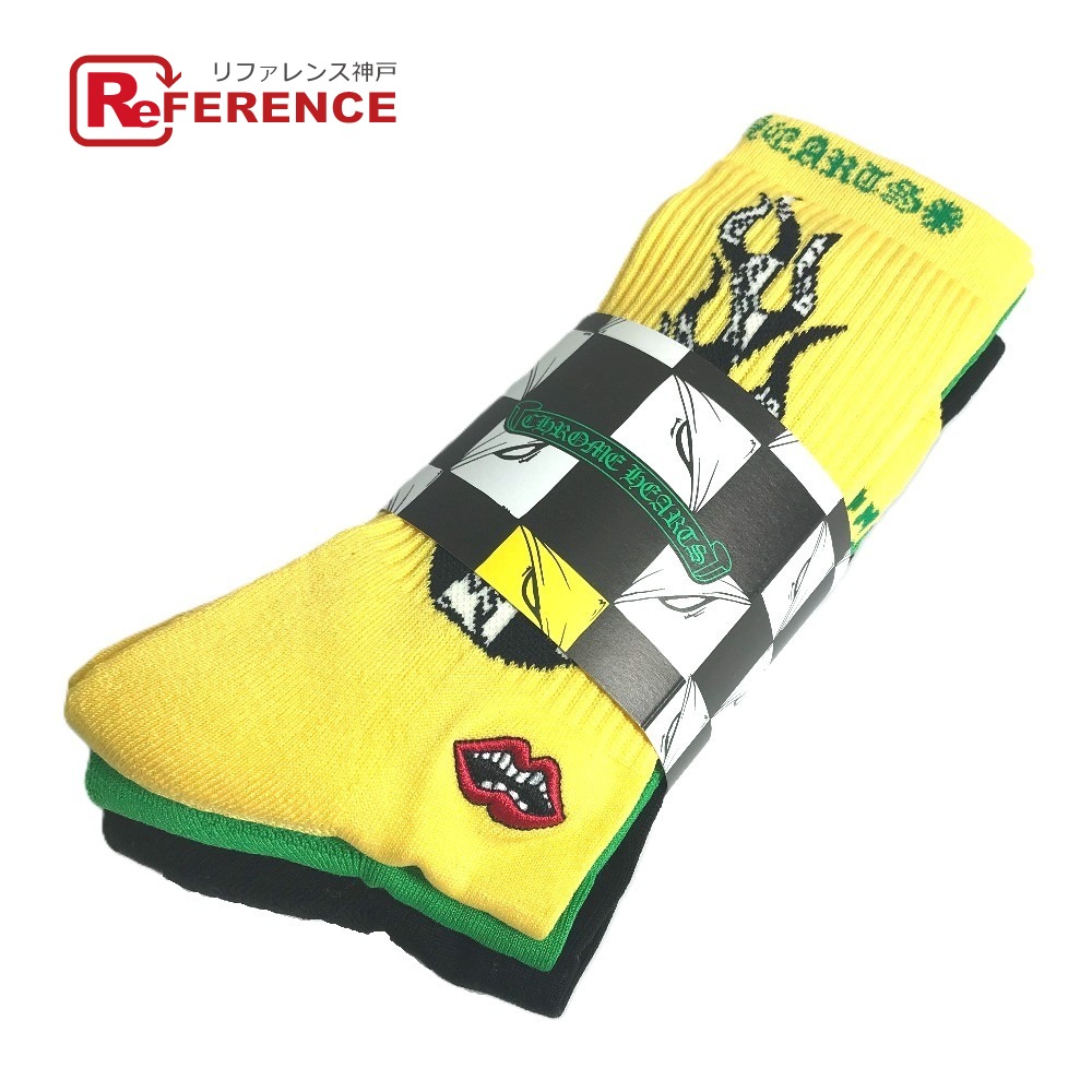 楽天市場】CHROME HEARTSMATTY BOY BRAIN Socks / Greenクロムハーツ