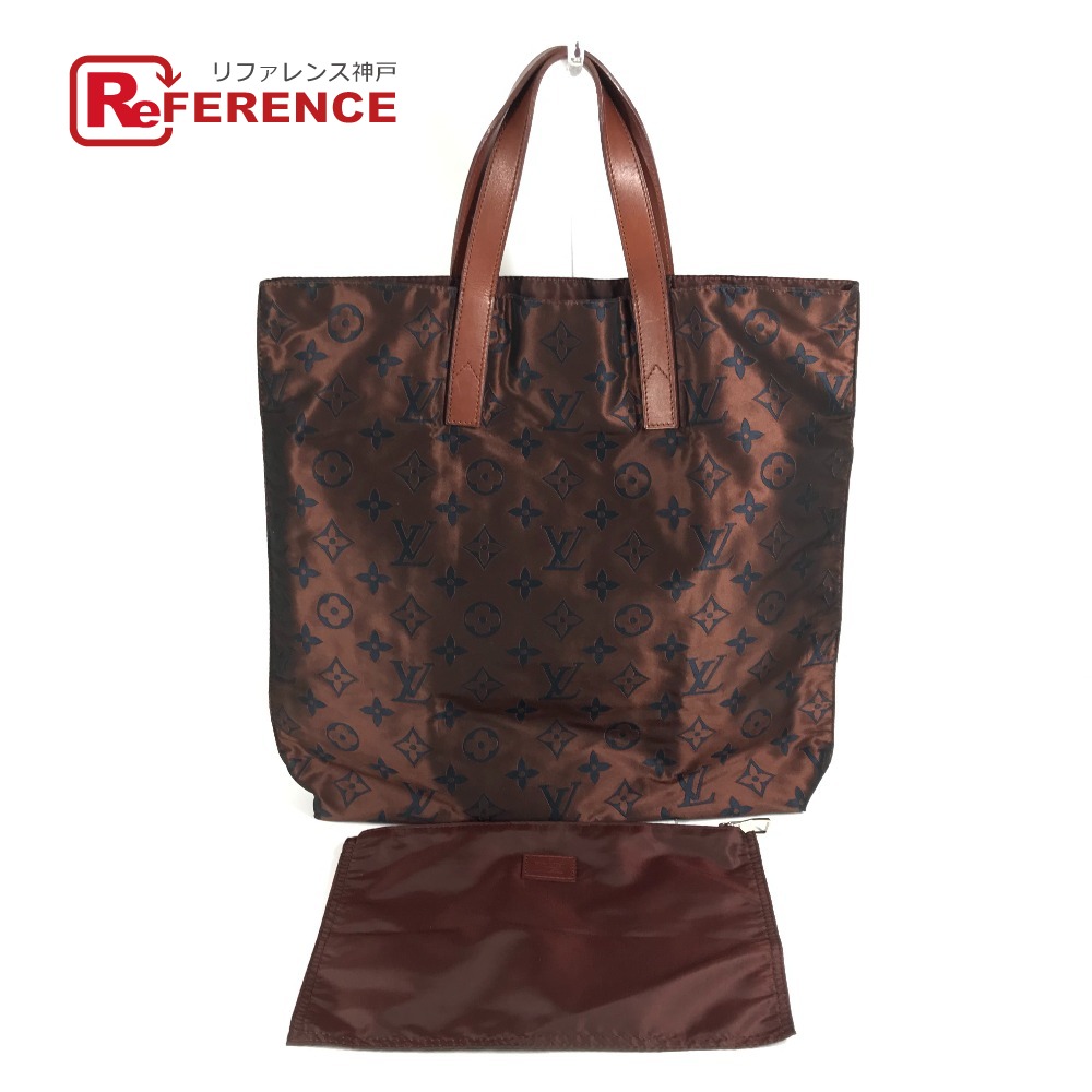 LOUIS VUITTON ルイヴィトン  M56710 モノグラム 河馬 エスカパード  膝掛け 鞄 トートバッグ 合切袋付き添い人 ショルダーバッグ なめし革/ナイロン  ユニ一発やる 赤銅色 【中古】 バッグ・小物・ブランド雑貨-バッグ
