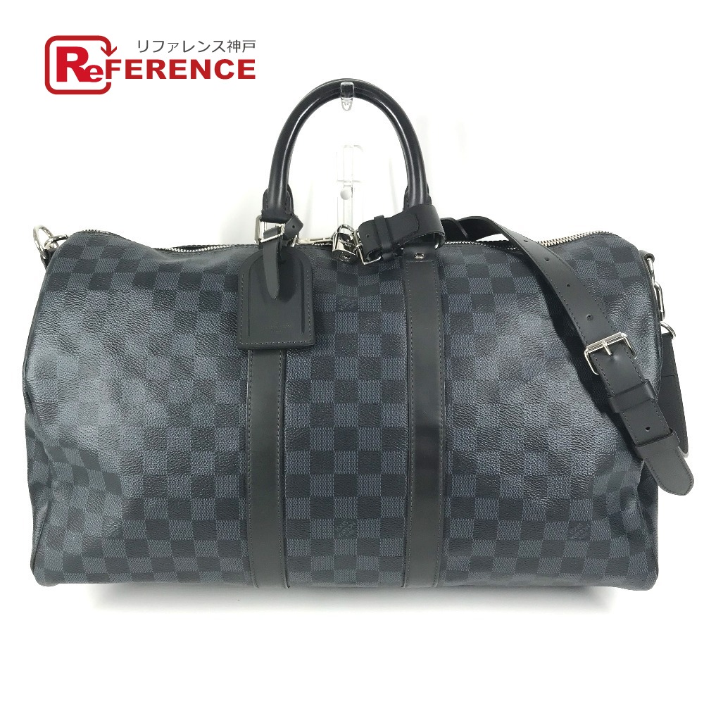 LOUIS VUITTON ルイヴィトン  N41349  ダミエコバルト キーポル バンドリエール 45 2WAY ショルダーバッグ 旅する御徒面子 旅行御徒面子 ボストンバッグ ダミエコバルトキャンバス  メンズ 米国海軍 【中古】