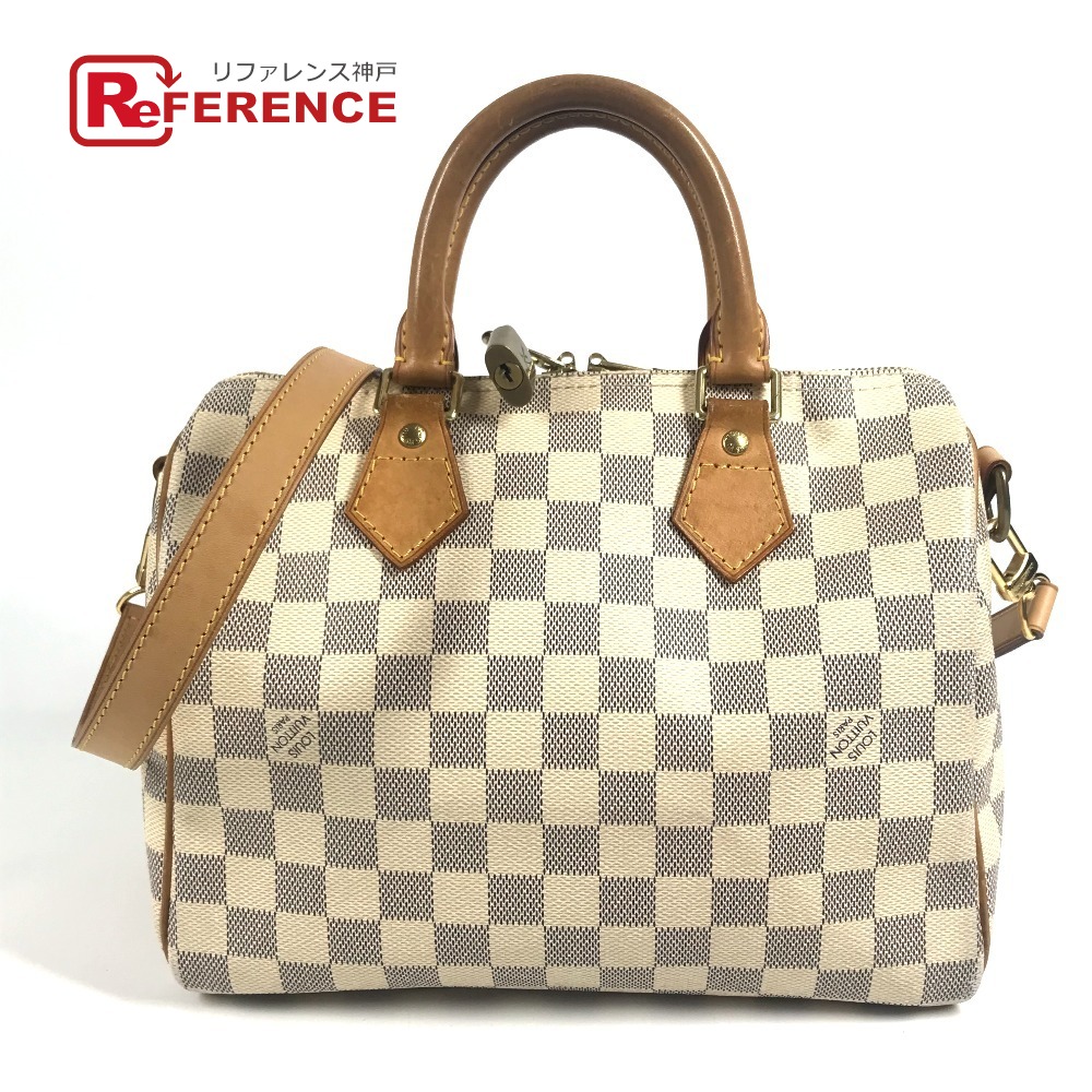 LOUIS VUITTON ルイヴィトン N40608 ダミエアズール スピーディバンドリエール25 スピーディバンドリエール 25 カバン ミニボストンバッグ ショルダーバッグ 斜め掛け ハンドバッグ ダミエアズールキャンバス ユニセックス ホワイト 【中古】