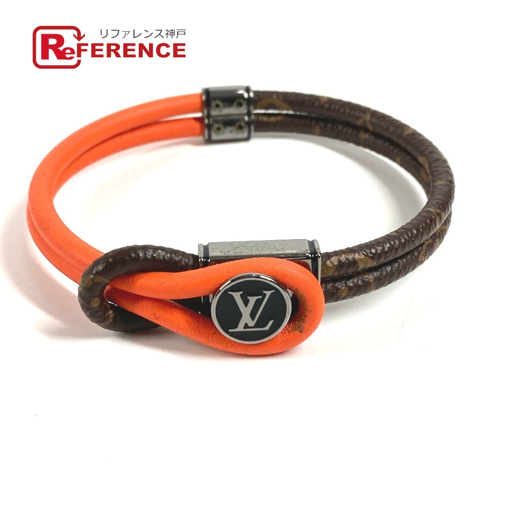LOUIS VUITTON ルイヴィトン M8091 モノグラム ブラスレ ループイット アクセサリー バングル ブレスレット モノグラムキャンバス ユニセックス ブラウン 【中古】