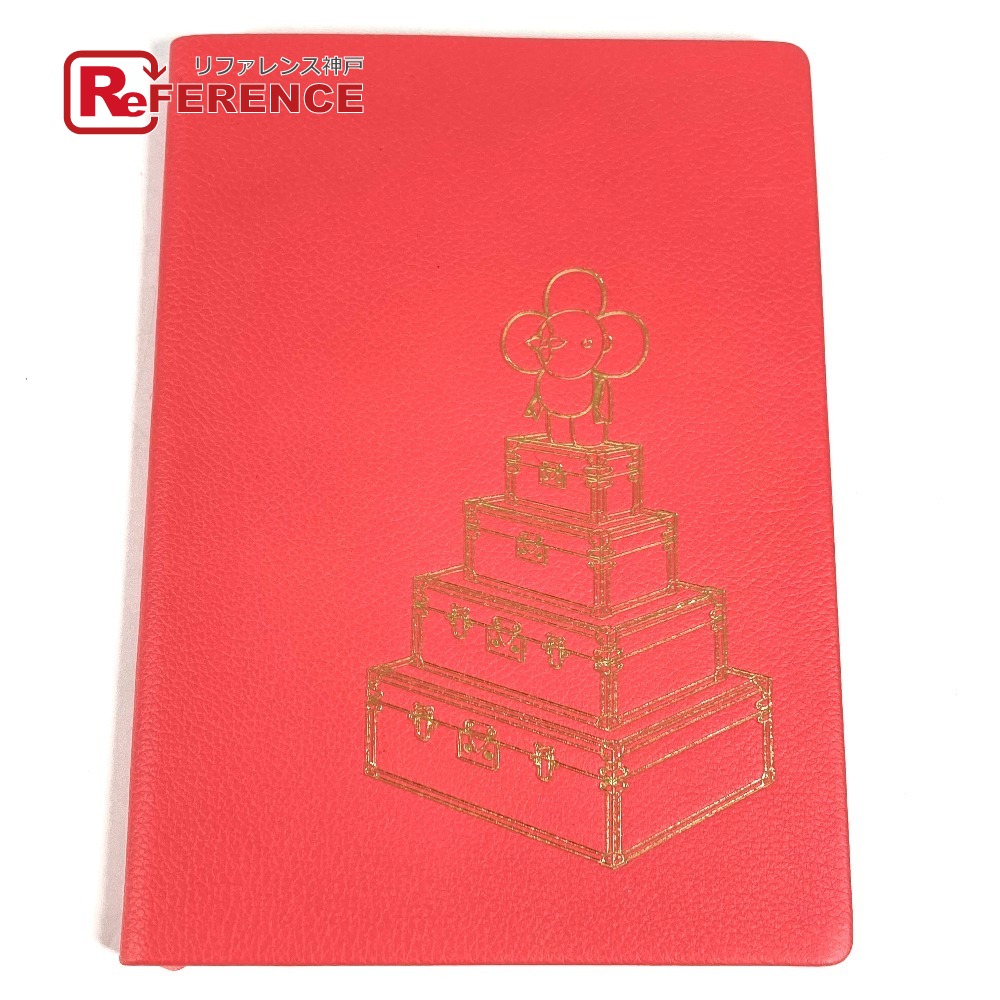 LOUIS VUITTON ルイヴィトン  R98587 カイエ・クレマンス ヴィヴィエンヌ ステーショナリー 万覚え帳 おぼえ書き帳 ノートパソ なめし革  ユニ一発やる サクラ色 未当て嵌める 【中古】