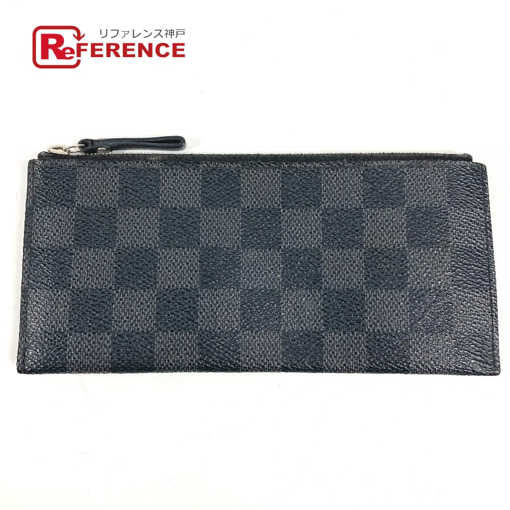LOUIS VUITTON ルイヴィトン N63084 ダミエグラフィット ポルトフォイユ ロン モデュラブル カードケースのみ 名刺入れ ポーチ コインケース カードケース ダミエグラフィットキャンバス ユニセックス ブラック 【中古】 15,246円