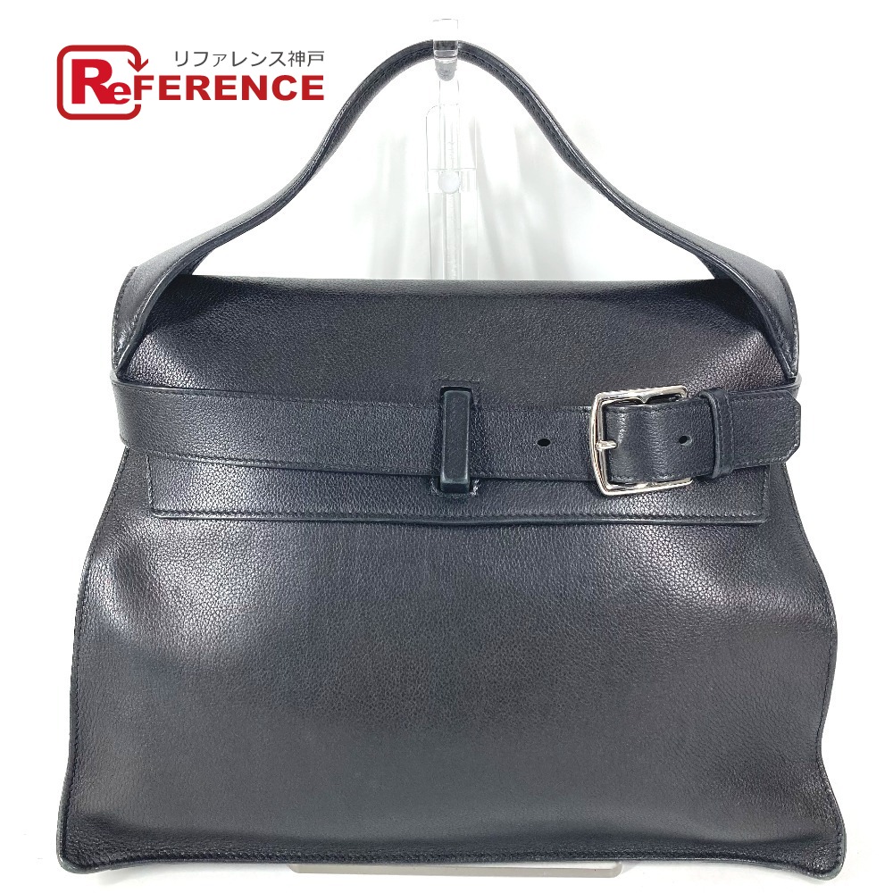 HERMES エルメス エトリベルト エトリ ベルト カバン トートバッグ フラップ ハンドバッグ レザー ユニセックス ブラック 【中古】｜ブランドショップ　リファレンス