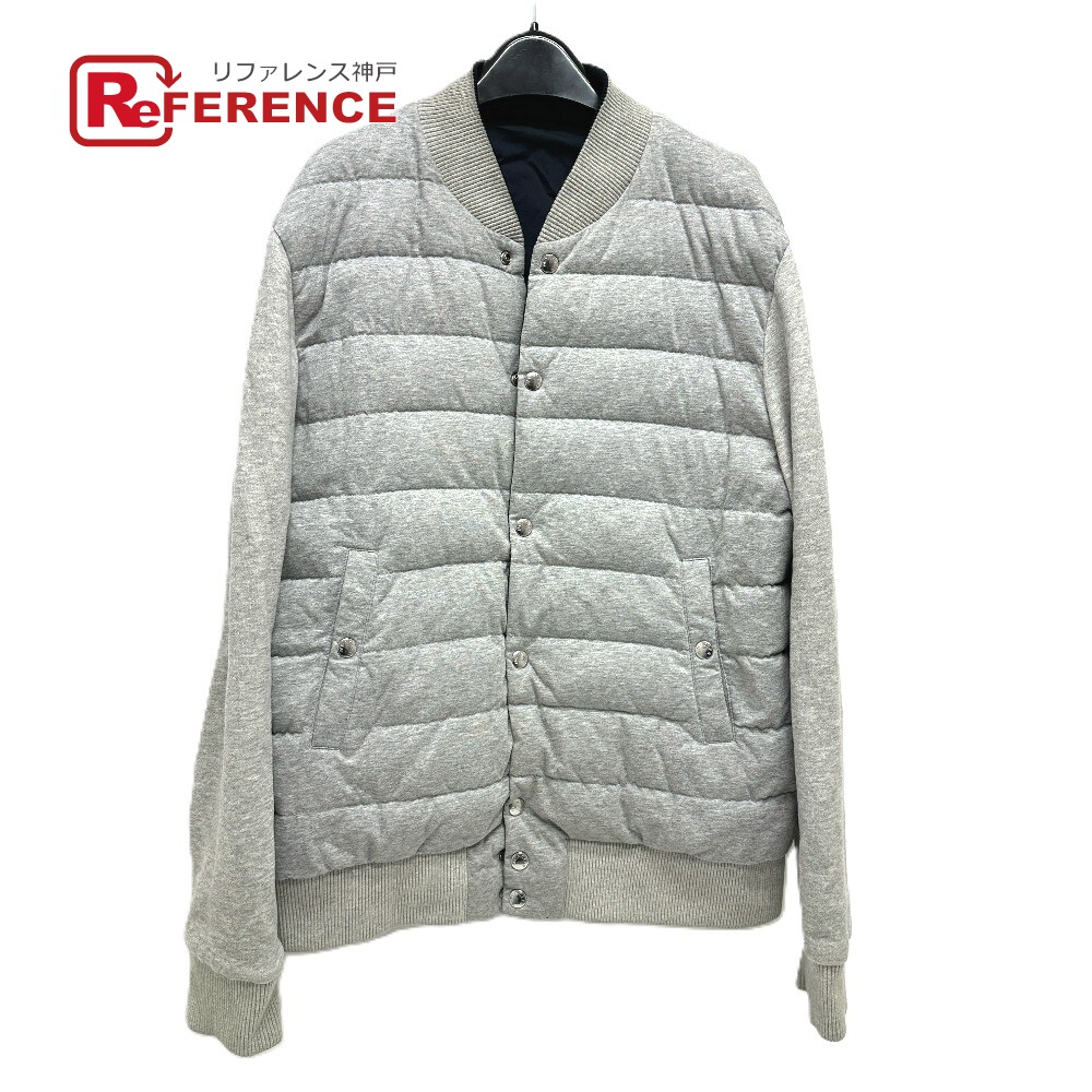 MONCLER モンクレール マグリア カーディガン アパレル リバーシブル ジャケット ナイロン /コットン メンズ ネイビー 【中古】