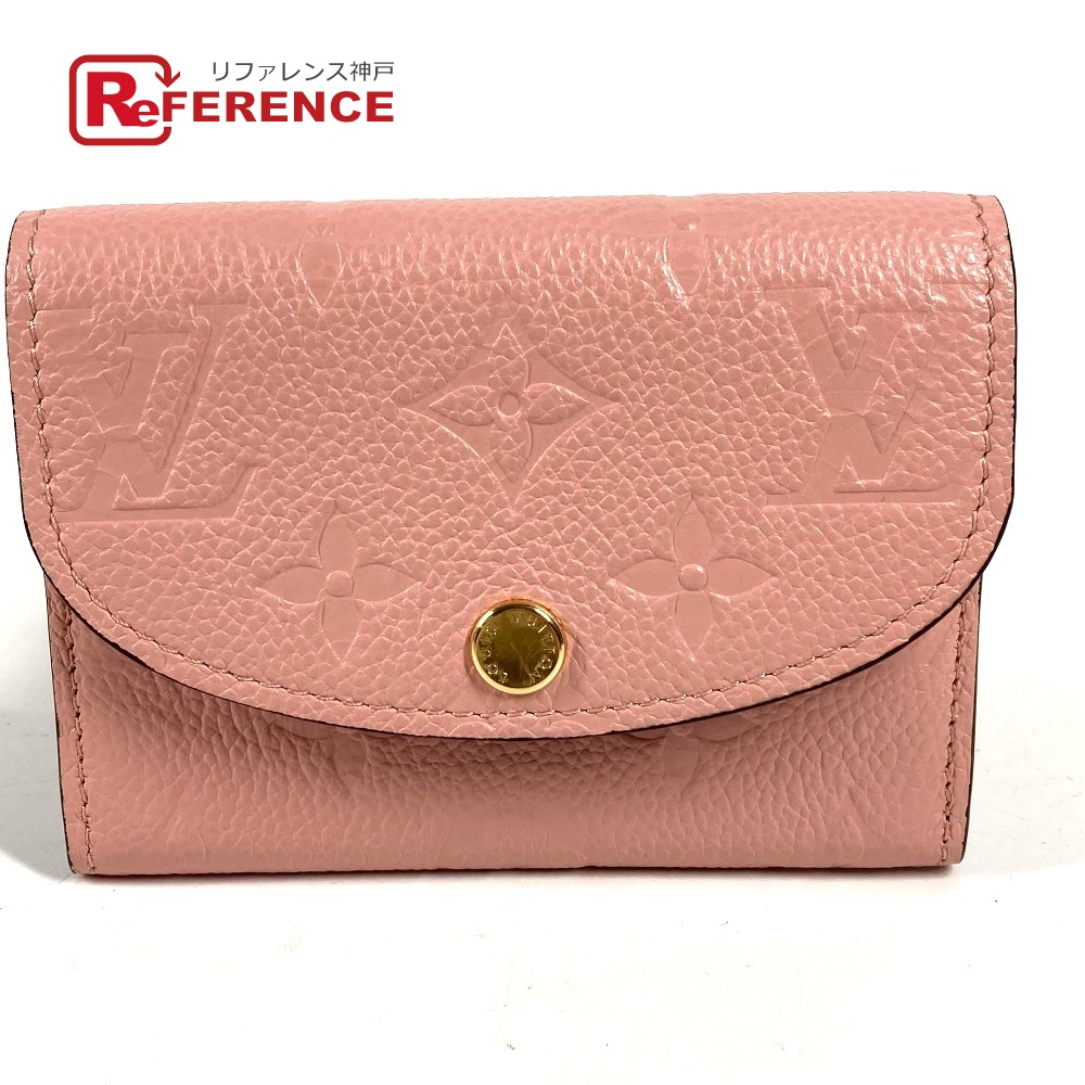 LOUIS VUITTON ルイヴィトン M81520 モノグラムアンプラント ポルトモネ･ロザリ ポルトモネロザリ コンパクトウォレット 2つ折り財布 モノグラムアンプラントレザー レディース ローズプードル ピンク 【中古】 28,908円