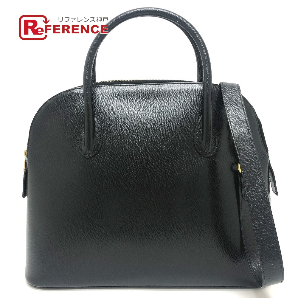 CELINE セリーヌ ボーリング カバン ラージ 2WAY トートバッグ ヴィンテージ 肩掛け ハンドバッグ レザー レディース ブラック 【中古】|ブランドショップ リファレンス